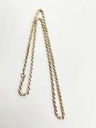 Italian 925 Sterling Silver Rope Chain Necklace