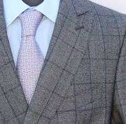 Stylish Double Breasted Flannel Comfort Fit Suit, Made in Italy