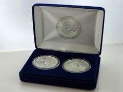 Ronald Reagan Great Moments Silver Medals Set