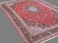 Exquisite Fine Quality Persian Kashan 14.3x9.6