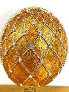 Fabergé-Style Imperial Crowned Egg Trinket