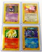 4 Pokémon 2002 Expedition Trade Cards