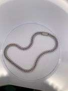 CERTIFIED 14 K WHITE GOLD DIAMOND CUBAN LINK CHAIN 168.8 GRAMS