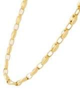 7.0MM Polished Gucci Style Chain Link Necklace in 10K