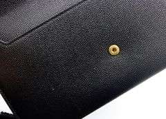 YSL Grain De Poudre Monogram uptown wallet