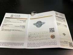 CERTIFIED BRAND NEW 14K WHITE GOLD DIAMOND RING