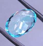 Full sparkle! 14.69ct VS grade Swiss blue Topaz!