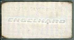PHYSICAL SILVER 100 Oz pure .999 Fine Silver Engelhard bar in plastic. Unique Serial #