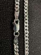 Sterling Silver Solid Miami Cuban Link Chain 3.5mm 925 Italy Heavy Curb Bracelet 7" Inch