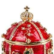 Lilies of the Valley Fabergé Egg Replica Jewelry Box