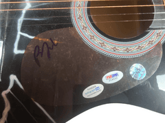 Billy Joel Autographed Signed Hand Airbrushed Painting Acoustic Guitar ACOA PSA
