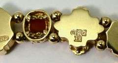 Fabulous Colorful 14K 8.5" Slide Bracelet