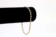 Sterling Silver Magic Twist Rope Chain 4.2mm Solid 925 Italy 2 Tone Bracelet 8"