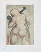 Collectible Original Color Engraving by Salvador Dali from The Divine Comedy