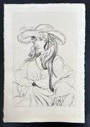 Very rare Henri Matisse etching signed in the plate, C.1920, from the series of Cinquante Dessins