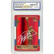 23KT Gold Michael Jordan Rookie Tribute Red Holo Card