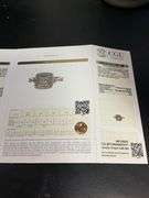 CERTIFIED LADIES 14K WHITE GOLD AND DIAMOND RING