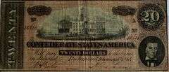 $20 Feb 17 1864 Series CSA Note