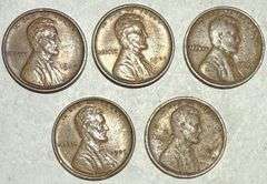 Five 1909 VDB Type Lincolns