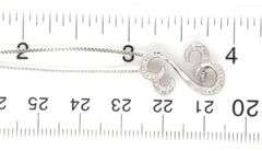 925 Sterling silver Jane Seymore diamond necklace