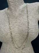 10k Yellow Gold Solid Figaro Link Chain 3.3mm Necklace 18"