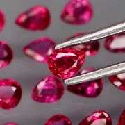 Real! Top crystal! 2.29ct 20 piece Ruby set! UNTREATED!!!