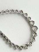 925 Sterling Silver Gratuated Tennis CZ Necklace