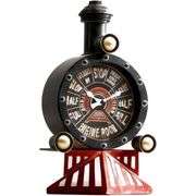 Vintage-Style Steampunk Locomotive Wall Clock