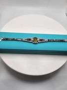 Stylish Polychromatic Tourmaline Bracelet