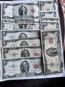 12 Various 1953 1963 Series $2 US Notes