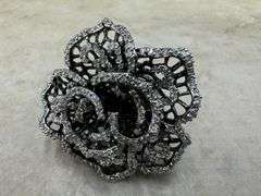 White CZ Vintage Antiqued Filigree Flower Ring Sterling Silver Band Size 8