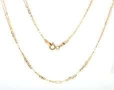 18kt Yellow gold Gucci style link chain necklace
