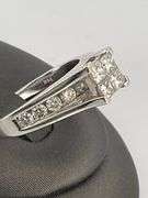 CERTIFIED LADIES 14K WHITE GOLD AND DIAMOND RING