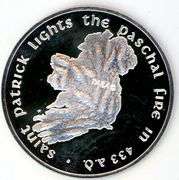 1974 Franklin Mint St Patrick .999 Silver Medal