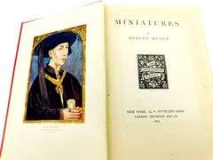 1905 Miniatures - Portraits Antique Book