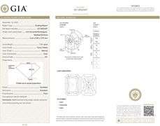 1.79ctw Radiant and Trapezoid Diamond Three Stone Engagement Ring in Platinum