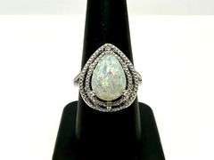 Amazing 4.5 Ct Simulated Color Play Welo Opal Ring