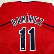 Jose Ramirez Autographed Cleveland Baseball Jersey