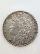 1879 Morgan Silver Dollar, "Countermark"