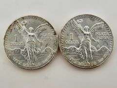 1982 & 1983 Mexico Silver 1 Onza