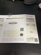 CERTIFIED BRAND NEW LADIES 14K WHITE GOLD AND DIAMOND BAND