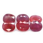 Heavy! Unique color! 11.90ct Imperial red Sapphire set!