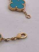 CERTIFIED BRAND NEW 18K YELLOW GOLD CLOVER LEAF BRACELET