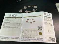 CERTIFIED BRAND NEW 18K YELLOW GOLD CLOVER LEAF BRACELET