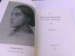 Christina Rossetti Descriptive Bibliography, 2011 First Edition