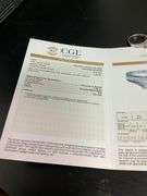 CERTIFIED LADIES 14K WHITE GOLD AND DIAMOND RING