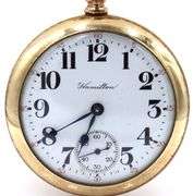 Nice Hamilton 924 17 Jewel Pocket Watchin 20 Year Case