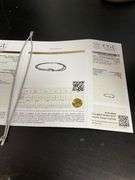 CERTIFIED 14K WHITE GOLD DIAMOND BRACELET