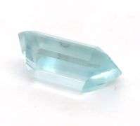 7.80ct Emerald cut aquamarine loose stone