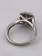 CERTIFIED LADIES 14K WHITE GOLD AND DIAMOND RING